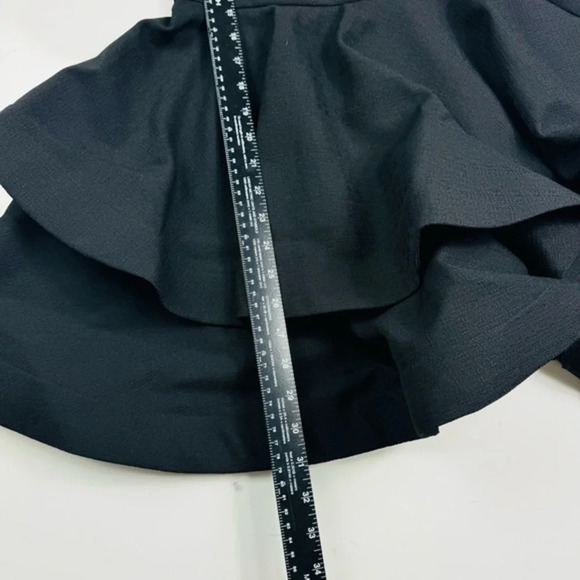 ANGL Black Sheer Lace Embroidered Fit And Flare Dress Size Small - Picture 6 of 9